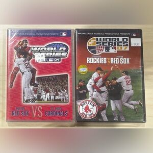 2004 & 2007 World Series DVD Bundle Boston Red Sox Champions Sealed New MLB Base